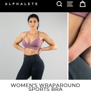 ISO ALPHALETE MAUVE BRA